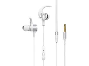 Ακουστικά YISON sports EX230-WH με μικρόφωνο,10mm,1,2m λευκά - Τεχνολογία και gadgets για το σπίτι, το γραφείο και την επιχείρηση από το από το oikonomou-shop.